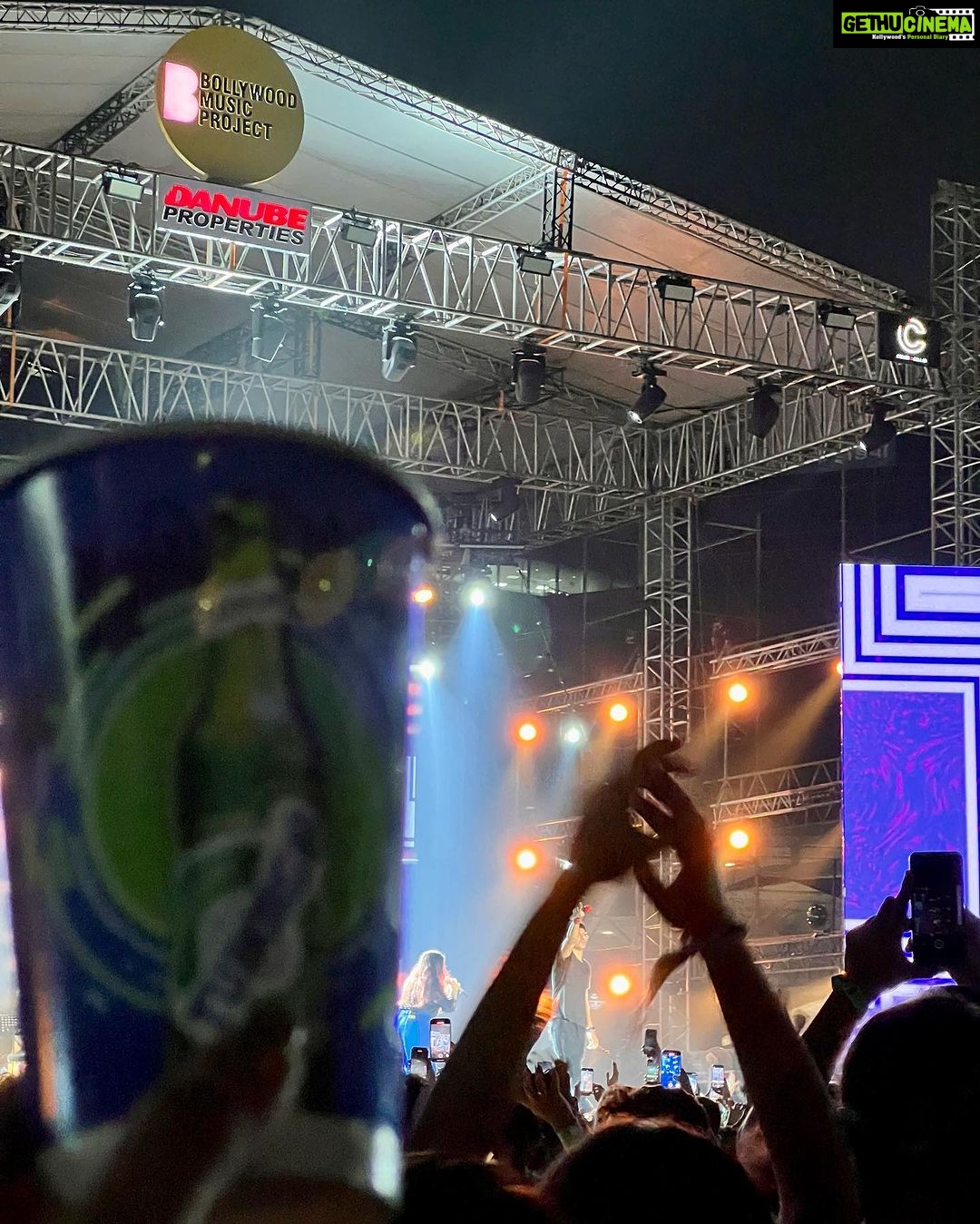 Nehalaxmi Iyer Instagram - A musical journey through the heart of Bollywood β our concert experience! ππ»πͺ©πΊπͺ
With @tuborgzerosoda #Tuborg #Opentomore #WhyNot Jio World Garden
