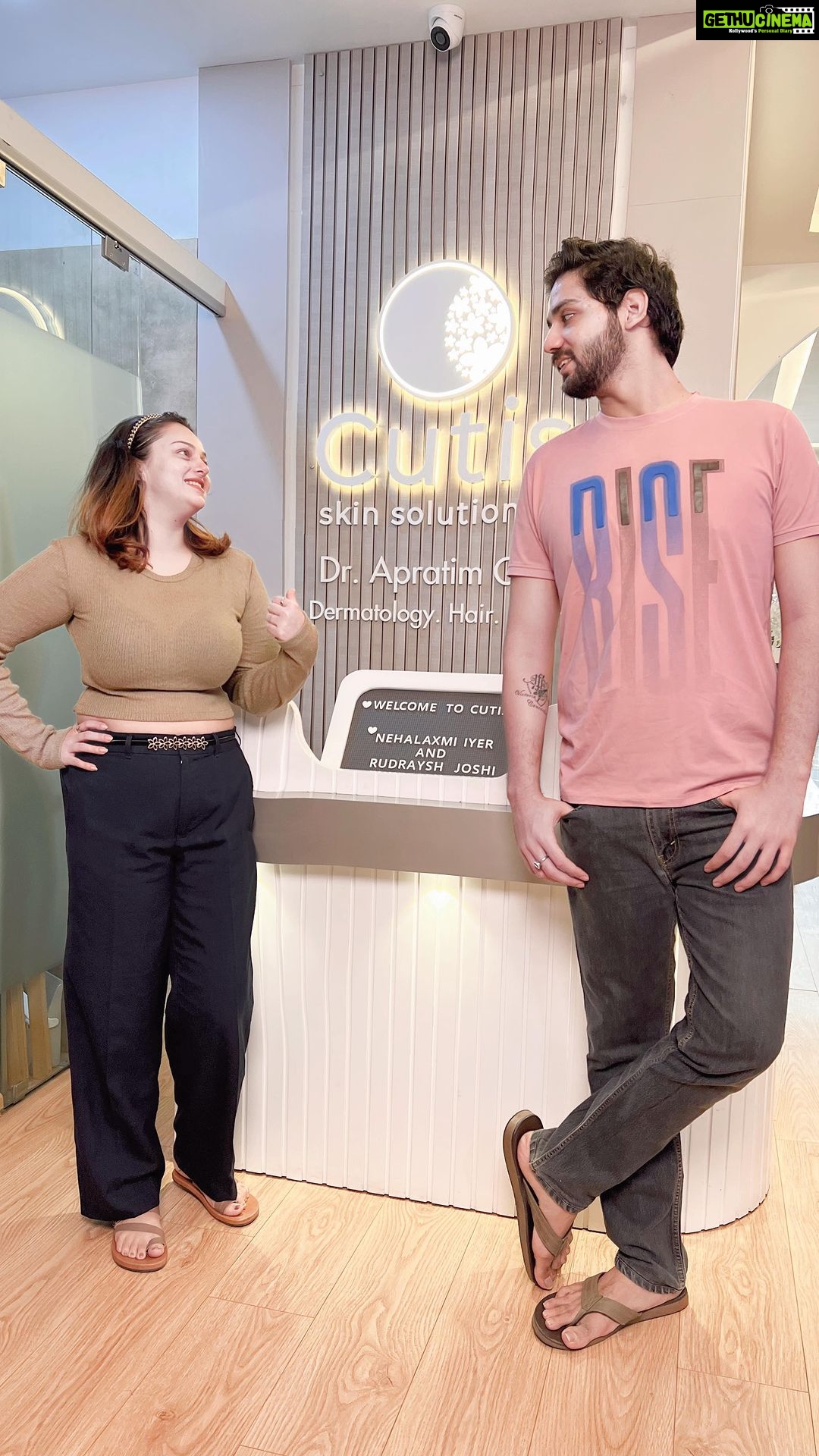 Nehalaxmi Iyer Instagram - Soulmates in love and skincare, ready to shine on our big day with @cutis.in Where Beauty Meets Science: Your Path to Radiant Skin Begins Here. #Ruha x #cutis . . . . . . . . . . . . . #couplegoals #cuteskincare #skincare #dermatologist #glowingskin #explore #celebrityskincare #celebritycouple #koreanskincare #ishqbaaz #trendinf #trendingskincare #viralskincare Cutis Skin Studio