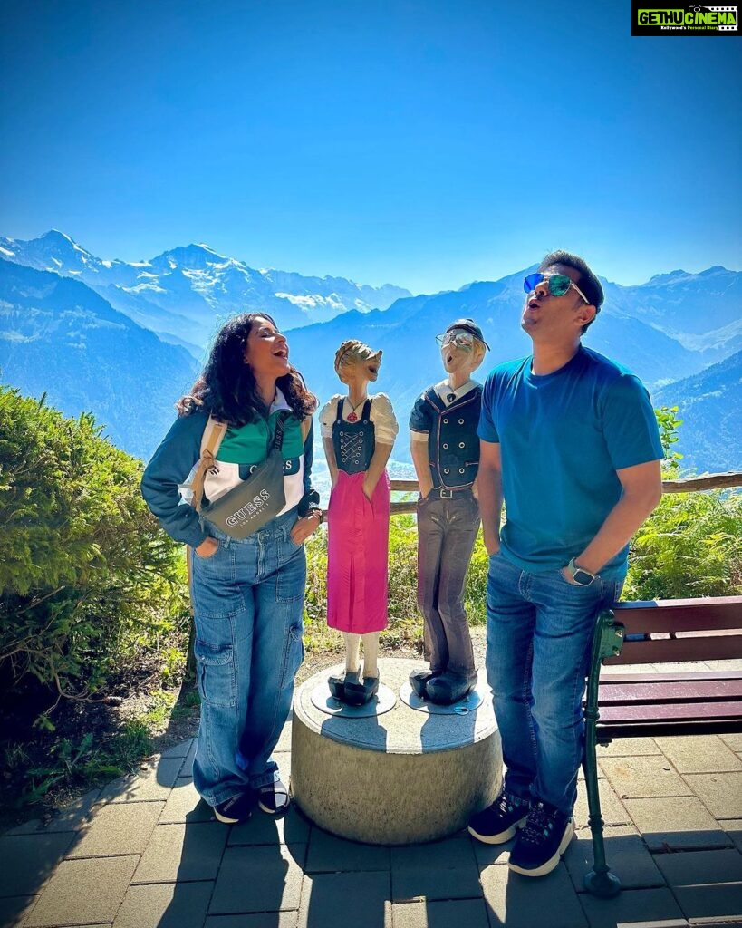 Neil Bhatt Instagram - In between lakes, in between good times @interlaken 😍 What a beauty @myswitzerlandin @jungfraujochtopofeurope #jungfrau #ineedswitzerland #neilbhatt #interlaken