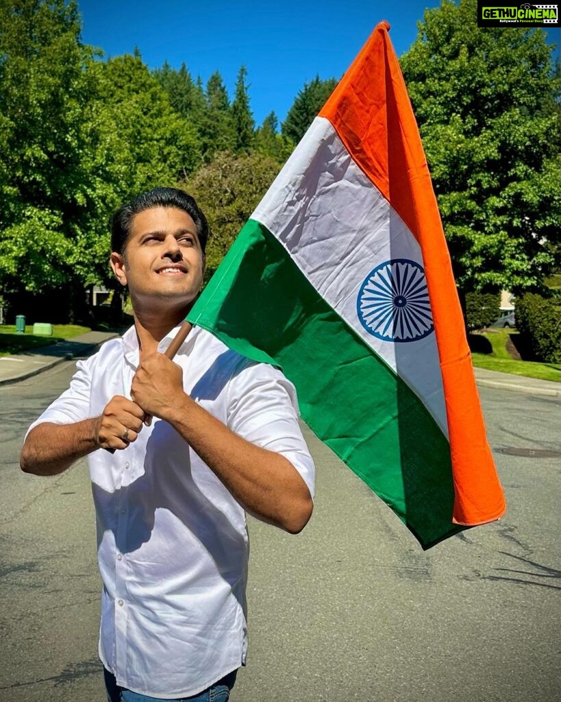Neil Bhatt Instagram - ७७वे स्वतंत्रता दिवस की हार्दिक शुभकामनाएँ 🇮🇳🧡🤍💚 #independenceday #77thindependanceday🇮🇳🇮🇳❤️ #patriots Redmond, Washington