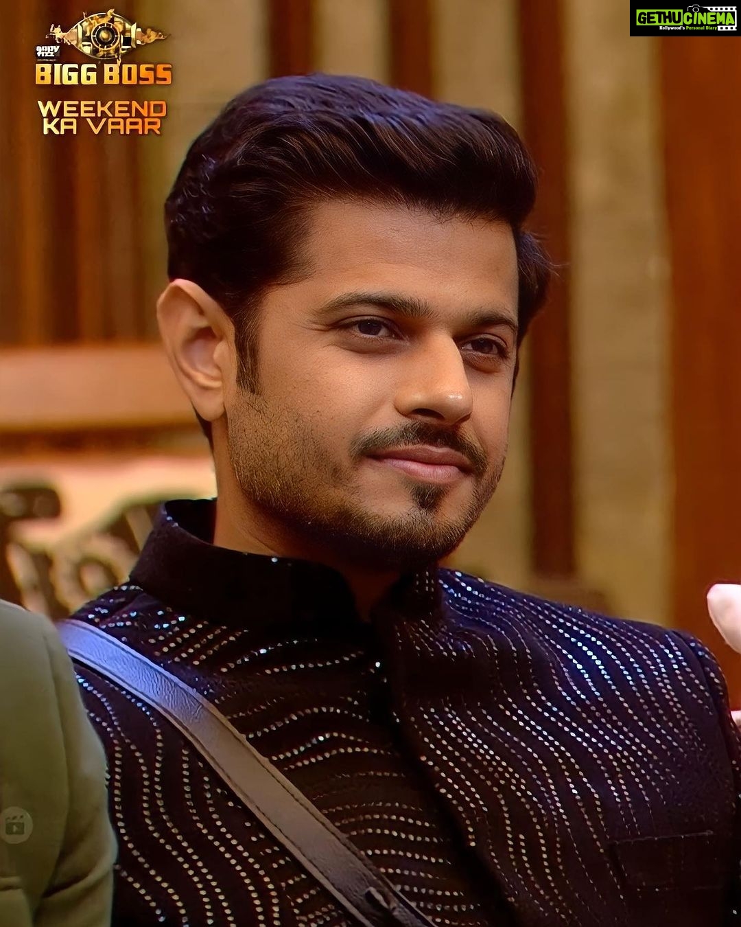 Neil Bhatt Instagram - PoV: you wait for weekend ka vaar to see neil in Indian🤯🥰 Outfit by - @mehboobsons Styled by - @purvabansal5 Assist by - @shrutiyamganti0218 #NeilBhatt #Neiwarya #WeekendKaVaar #BiggBoss #BigBoss17 #BB17