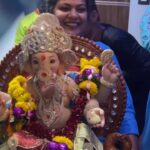 Nidhi Jha Instagram - Ganpati bappa Morya🙇‍♂️ Pudcha varshi laukar yaa🧿♥️