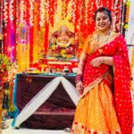 Nidhi Jha Instagram - Day 2 Ganpati bappa morya🙏🏻