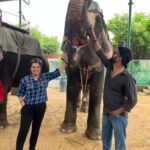 Nidhi Jha Instagram - फिल्म "हाथी मेरे साथी" के लिए लोकेशन और हाथी को फाइनल करने के लिए राजस्थान और केरला के दौरे पर अपनी टीम के साथ। फिल्म में तीन अलग अलग हाथियां होंगी। एक अलग कहानी और एक अलग ही इमोशन देखने को मिलेगा इस फिल्म में। अपना आशीर्वाद और प्यार बनाए रखें। हर हर महादेव आपका – यश कुमार