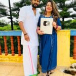 Nidhi Jha Instagram – धर्मपत्नी जी आपके यूट्यूब चैनल “nidhi Jha official” के लिए सिल्वर बटन मिलने पर आपको बहुत सारी शुभकामनाएं। अगली बारी गोल्डन बटन की है। So do Hard work and achieve your goal… I m always with you my Wifi. love u dher sara❤️