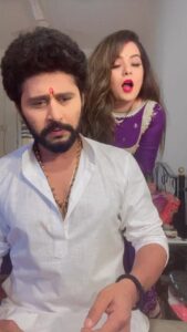 Nidhi Jha Instagram - Aap samjhe naa 😎 Itna easy nahi hota hai babes @yashkumarr12 #nemonikkuforever🧿❤️