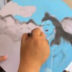 Nidhi Jha Instagram - धर्मपत्नी जी ने मेरे ईष्ट देव भोलेनाथ का पेंटिंग बनाया। सोचा आप सभी तक शेयर करूं। कैसी कोशिश है जरूर बताएं।