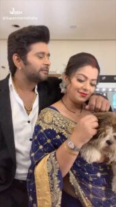 Nidhi Jha Instagram - #nemonikkuforever🧿❤️ #nidhijha #yashkumarr #nidhimishra #comedy #couples