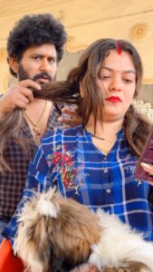 Nidhi Jha Instagram - हमें क्या पता 🙈🙈🙈
#nemonikkuforever🧿❤️ #Yk #yashkumar #follow #like #comment