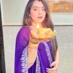 Nidhi Jha Instagram - Happy diwali everyone ♥️🧿 P.S-Missing my love badly🥹 #nemonikkuforever🧿❤️