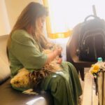 Nidhi Jha Instagram - Not always eye to eye, but always heart to heart🧿 #Nikku ka ladla boy😍 #Nemo ka favourite boy♥️