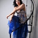Niharica Raizada Instagram - Blue Savannah! #NiharicaRaizada Photography @mandar_photos Studio @mkg_film_studio Muse @official_niharica_raizada