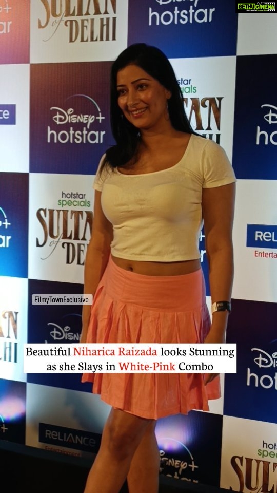 Niharica Raizada Instagram - Beautiful #NiharicaRaizada Looks Super Stunning in White-Pink Combo as she Graces Special Screening of #SultanOfDelhi . . . . . #niharicaraizada #niharicaraizadaš #niharicaraizda #NiharicaRaizada #niharicaraizadafans #niharicaraizad #niharikansšā¤