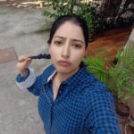 Niharica Raizada Instagram - I feel cute in a pony tail. I think all girls should do Sunday Pony Tail Day. #PonyTail #MayaDarling #NiharicaRaizada