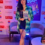 Niharica Raizada Instagram - Cricket World Cup fever grips @official_niharica_raizada at the book launch of 'Indian Cricket Then And Now,' edited by Venkat Sundaram, with foreword by Legendary Cricketer Rahul Dravid! 🏆🏏📚 #niharicaraizada #venkatsundaram #rahuldravid #CricketWorldCup #booklaunch leo