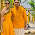 Nimika Ratnakar Instagram – Yellow is normal for all day but today’s yellow is different because it’s my cousin’s haldi 💛
Also look at Me and my brother giving majorrr Haldi vibes !! 🤭🌻
Jewellery: @rentingstoli 
#shaadiseason #bestfriendswedding #yellow Pune, Maharashtra