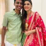 Nimika Ratnakar Instagram - Her Big Day ❤️ Happy married life dear @shibsworld2021 😘 Jewellery: @rentingstoli #trending #trendingnow #wedding #marriage #lehenga #bridesmaids #model #actor #sandalwood #tollywood #bollywood #weddingseason #bestie #bestieswedding #kudla #mangalore #bride #jewellery #fun #family