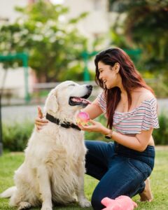 Nimika Ratnakar Instagram - Lifeline 🐾🦴🐶

Photo credits : @framesbyvikaskakolu 

#pushpavati #dboss #darshanthoogudeepasrinivas #nimika #nimikaratnakar #sandalwood #shakeitpushpavati #actor #model #doglover #dogsofinstagram #bozzo #instagram #instagood #reels #reelsinstagram #trending #kannada #retriever #retrieveroftheday #englishretriever #whiteretriever #doglovers #dogs