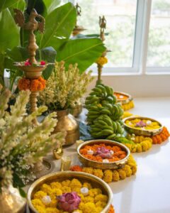 Nisha Agarwal Instagram - As I sat in the comfort of my home, my home went from ordinary to extra ordinary in a matter of an hour with this gorgeous floral festive decor executed beautifully by @saffronstringofficial 

I thought it’s the festive decor inspiration, everyone would love.. let me know your thoughts in the comments below. 

Via @beyond_marketing_india