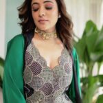 Nisha Agarwal Instagram - The Diwali parties have officially started.. here we go with my Look no 1. In my absolute favorite @nupurkanoiofficial this garment just fits soo well, that I feeling just looking like a wow ;) Wearing @nupurkanoiofficial Neckpiece @dhora_india Ring - @vinantimanji Bag - @quirkytalesbyrima Shoes - @maisonvalentino #festivefit #festivefits #indianfestival #indianfestivewear #indiandesigners #indiandesignerwear