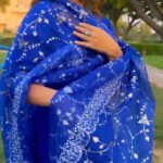 Nisha Bano Instagram - 💙🫶🏻 … @nishabano #suit @zuri_aks #nishabano #punjabisuit #trendingreels
