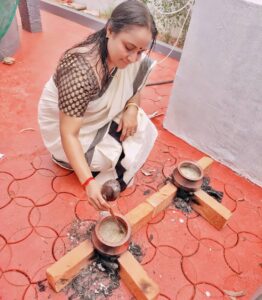 Nisha Sarangh Instagram - Pongala nivedyam 🙏