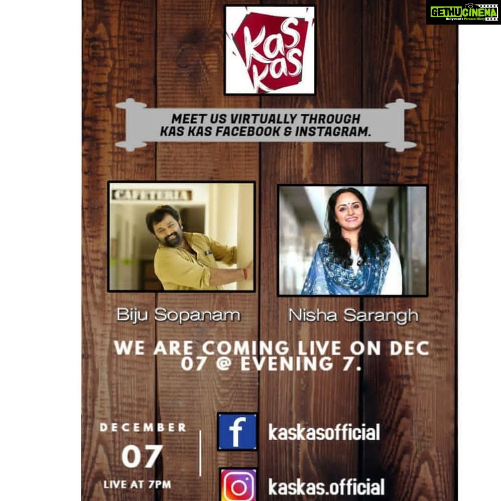 Nisha Sarangh Instagram - We are coming live.