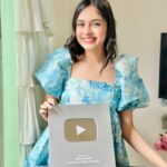Nitanshi Goel Instagram - Celebrating the Silver Play Button🩶🧿 A huge thank you to all my incredible subscribers for helping me reach this milestone✨Your support and love has been truly amazing, and I couldn't have done it without each and every one of you. Here's to the next chapter of creating, inspiring, and sharing amazing content with all of you!🦋 Let’s be friends on YouTube also, pls Comment your YT Id♥️ Mine is : NitanshiGoelActress #SilverPlayButton #Grateful #YouTubeMilestone #youtube #meresapne #indianbarbie #nitanshigoel #nitanshi #nitanshians