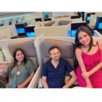 Nitanshi Goel Instagram - "Celebrating my parents' first-ever business class flight with a grateful heart!♥️✨ Last time, I felt a bit sad to see my parents in the economy class while I was in luxury! But that only fueled my desire to work harder and make their dreams come true. They have always worked hard to fulfill mine, and now it's my turn to do the same for them! Here's to many more comfortable journeys together ✈️ Love you @nitingoeljii daddy😘 @rashigoelofficial mumma😘 Also Spot one of my fav actor in 5th pic♥️ #IIFAONYAS #iifa2023 #iifa #iifrocks #FamilyLove #BusinessClassDreams #nitingoel #rashigoel #nitanshigoel Etihad Airways Business Class