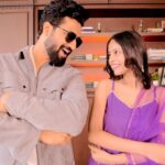 Nitanshi Goel Instagram - And I met him @vickykaushal09 thrice the same day🤌🏻🥰🌹 Shot for Tere Vaaste in the morning🌸 then coincidentally met at Airport lounge🍱 and then we boarded the same flight for Abu Dhabi (IIFA) ✈️ What a beautiful day! Still vibing on Tere Vaaste💃🏻✨ But I missed meeting my absolute fav @saraalikhan95 🫶🏻 #TereVaaste #ZaraHatkeZaraBachke #vickykaushal #saraalikhan #nitanshigoel #vickykaushaldance #explorepage @vickykaushal09 @saraalikhan95 @ruelhiphop @sachinjigar @varun_wave @iamshadabfaridi @officialaltamashfaridi @amitabhbhattacharyaofficial