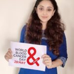 Nithya Das Instagram - Did you know that in India, every 5 minutes someone is diagnosed with blood cancer or a blood disorder? You & me & all of us can fight this together. This World Blood Cancer Day, show your solidarity for people with blood cancer by registering with DKMS-BMST. #ItsYourTurnNow @dkms_bmst_in #DKMSBMST #MakeYourMark #WorldBloodCancerDay #WeDeleteBloodCancer #ItsInYourBlood