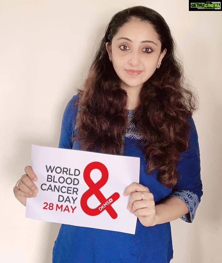 Nithya Das Instagram - Did you know that in India, every 5 minutes someone is diagnosed with blood cancer or a blood disorder? You & me & all of us can fight this together. This World Blood Cancer Day, show your solidarity for people with blood cancer by registering with DKMS-BMST. #ItsYourTurnNow @dkms_bmst_in #DKMSBMST #MakeYourMark #WorldBloodCancerDay #WeDeleteBloodCancer #ItsInYourBlood