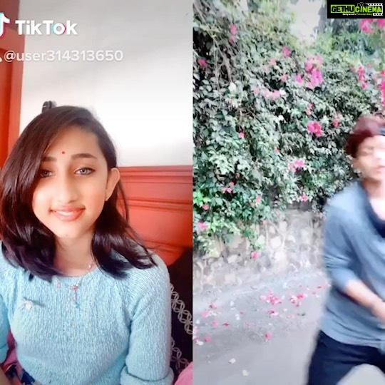Nithya Das Instagram - Quarantine video.. enhancing her talent❤️😘 tiktok : @nainajamwai