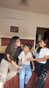 Nithya Das Instagram - Js having fun #child #children #kids #baby #love #family #cute #kid #photography #happy #childhood #instagood #fun #smile #girl #photooftheday #instagram #art #portrait #parenting #education #boy #babygirl #life #babyboy #parents #beautiful #mother #mom #school