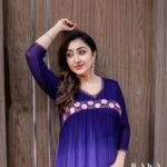 Nithya Das Instagram – 💜out fit @vihania_designz  @anjali.fashionstories seeruscollections make up @sruthisai_official  Clicks @raka_8_  @seeruscollections