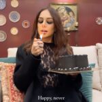 Nitibha Kaul Instagram - Bitch is grown. #HappyBirthdayToMe Cake is customised from @allthatshebakes 🖤