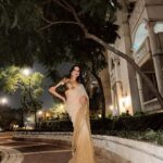 Nitibha Kaul Instagram - Dil Mera Hai Mukkeya Ghum Vekhi Saari Duniya Par Tere Te Aa Rukeya Wearing @sihali_jageer @platoonadvisory #FestiveSaree #Brocade #GoldSaree #FestiveOOTN #SareeGoals #GoldAesthetic #NKDesi