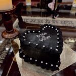 Nitibha Kaul Instagram – Scorpio Szn 🖤

Cake @allthatshebakes 
Hosted by @lohonostays_