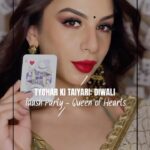 Nitibha Kaul Instagram - Myntra #TrendsForYouPresents Tyohar ki Taiyari for Diwali. Be your most glamorous self at every taash party you go to and get ready to turn heads with @myntrabeauty This is my take on Queen of Hearts makeup ♥️ Products used: Products used for Diwali Taash Party @nyxcosmetics - Plump Right Back Primer @clinique_in - Even Better Clinical foundation @kikomilanoindia - Sculpting Touch Creamy Stick Contour @anastasiabeverlyhills_india - loose setting powder @benefitindia - Gimme brow @benefitindia - Cha Cha Tint @rudecosmetics - Spellbook eyeshadow palette @bobbibrownindia -Eye Opening Mascara @maccosmeticsindia - Ruby Woo #TyoharKiTaiyari #TrendsForYou #MyntraBeauty #FindYourOwnBeauty #MakeTheMyntraBeautySwitch #Myntra #ad with @myntra @myntrabeauty #PaidPartnership