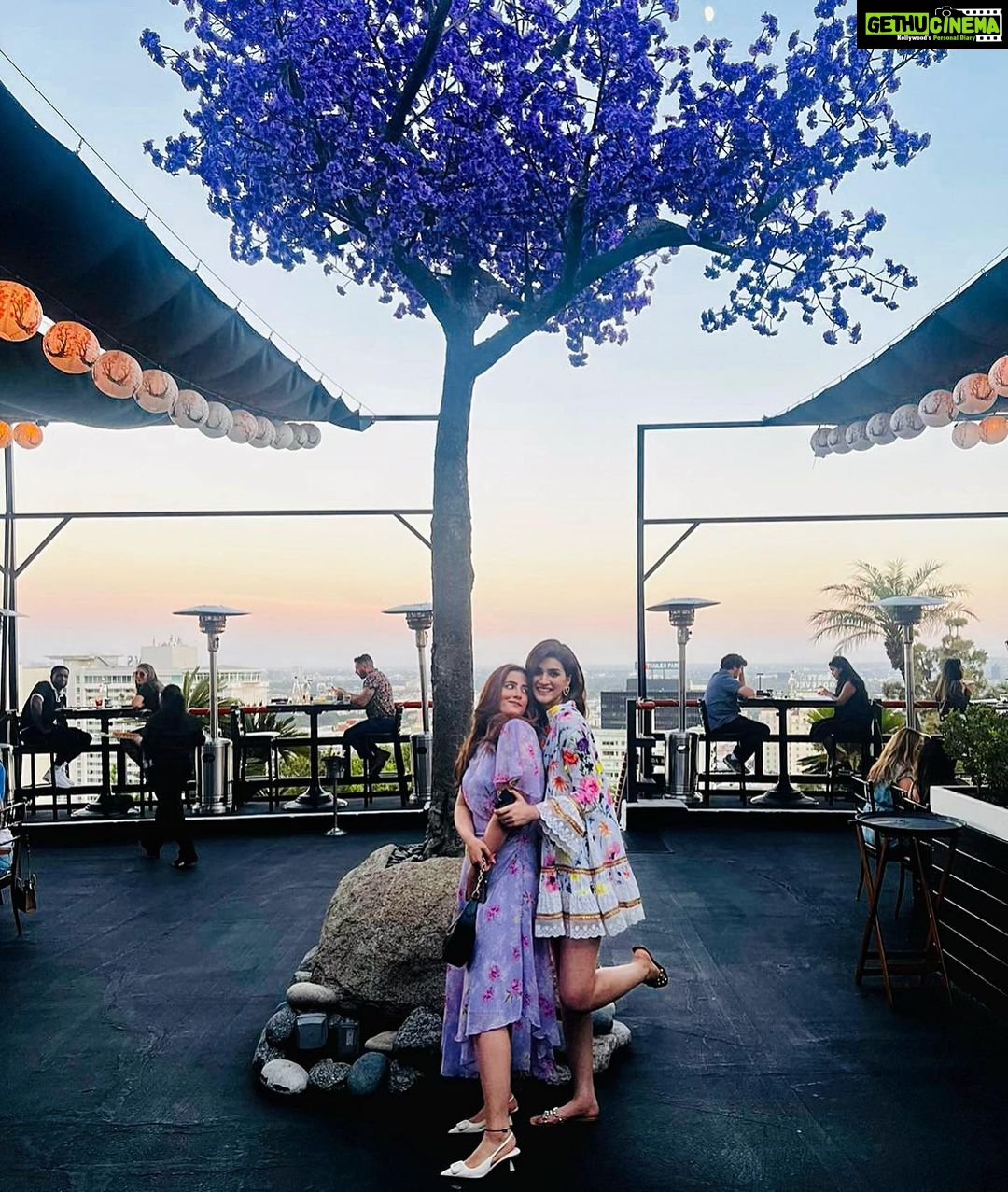 Nupur Sanon Instagram - Turned LA lilac one beautiful evening 💜 Yamashiro
