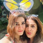 Nupur Sanon Instagram - |-| appy Birthday to the most beautiful human-the bestest sister-the loyalest best friend-I can keep HYPHEN-ing the nicest things to you ‘cause that’s who you are! Perfect! When I was growing up … I remember always have one question when I looked at you,my big sister- God, how is she so perfect? How can she be so beautiful, so loving , so kind , so responsible,so intelligent,so caring , so EVERYTHING all at once! You’ve set the bar so damn high for the kind of people I want around me Krits…and that has always easily protected me from the wrong people…because I knew what was Right , what felt right .. from the beginning.. and that right has always been YOU :) I love you 🫂 Here’s praying to god for sending happiness and the right kind of love in your life..your kind of love..the rare one ! ❤️ Keep flying high my 🦋 butterfly! To roaming the entire world together with my girl! To having the bestest emotional moments together! To sticking through all the ups and downs life throws at us! Forever🧿 You have my heart for life! 🤝🏻 @kritisanon