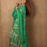 Nupur Sanon Instagram - Looking for you in that crowd…always🌻 • Team Sara : Hmu - @makeupbydevanshii Styled by - @ashwin_ash1 & @hassankhan_3 Style team - @ahmedxmirza Outfit - @store.niam Jewellery- @houseofqc Shot by - @pranav.foto
