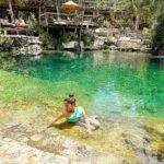 Nupur Sanon Instagram - Leaving a piece of my heart in these beautiful Cenotes…tulum you are gorg! 🌊🌴🥹💙💚 Tulum,Mexico