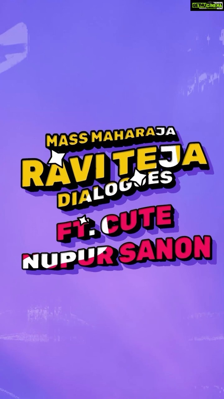 Nupur Sanon Instagram - This one is for all Mass Maharaja Fans❤️ (including me🙋🏻♀️) Naku koncham koncham telugu vastundhi… So forgive me for any mistakes guys!! ☺️🤭 • The cutest @NupurSanon takes up the massiest avatar with the famous dialogues of MASS MAHARAJA @raviteja_2628 ❤️🔥❤️🔥 #TigerNageswaraRao Hunting Worldwide in Cinemas from Oct 20th 🔥 @anupampkher @abhishekofficl @aaartsofficial @renuudesai @gayatribhardwaj__ @gvprakash @anukreethy_vas @senguptajisshu @premrakshith_choreographer @madhie_dop @kollaavinash @srikanth_vissa @castingchhabra @mayank_singhaniya @archana.singal.12 @saregamatelugu