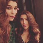 Nupur Sanon Instagram - |-| appy Birthday to the most beautiful human-the bestest sister-the loyalest best friend-I can keep HYPHEN-ing the nicest things to you ‘cause that’s who you are! Perfect! When I was growing up … I remember always have one question when I looked at you,my big sister- God, how is she so perfect? How can she be so beautiful, so loving , so kind , so responsible,so intelligent,so caring , so EVERYTHING all at once! You’ve set the bar so damn high for the kind of people I want around me Krits…and that has always easily protected me from the wrong people…because I knew what was Right , what felt right .. from the beginning.. and that right has always been YOU :) I love you 🫂 Here’s praying to god for sending happiness and the right kind of love in your life..your kind of love..the rare one ! ❤️ Keep flying high my 🦋 butterfly! To roaming the entire world together with my girl! To having the bestest emotional moments together! To sticking through all the ups and downs life throws at us! Forever🧿 You have my heart for life! 🤝🏻 @kritisanon