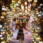 Nupur Sanon Instagram - The beauty of Turkish lanterns🌈✨🪩 • Outfit : @vipulshahbags Sultan Carpets