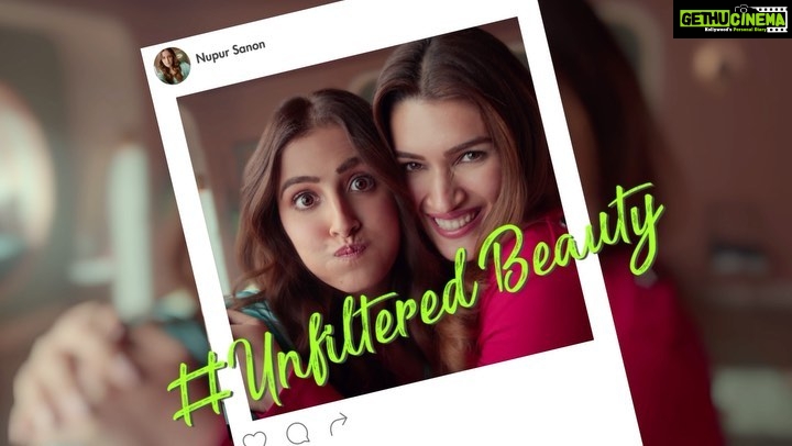 Nupur Sanon Instagram - After all these years, Kriti is here to share the secret behind her #Unfiltered beauty. ππ»ββοΈπ Can't wait to get healthy and glowing skin, naturally. Are you ready? βΊοΈ #HamdardIndia #HamdardSafi #HealthySkin #HowToGetClearSkin #KritiSanon #NupurSanon