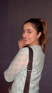 Nupur Sanon Instagram - The feeling of watching yourself on the big screen *chhup chhupke * and seeing the crowd hooting is EK DUM surreal!!!! 🥹❤️🧿 And I am so happy to see TNR do so well in Hindi too!! Yay🔥 -Your SARA ,REPORTING LIVE from Mumbai on Day 8 morning🤭💃🏻 PS : A BIG THANK YOU to everyone for loving Tiger Nageswara Rao so much. An even BIGGER Thank you to everyone for loving SARA so much!! 🥹 Thrilled to be getting so many DMs and edits!! And I promise I’m seeing all of them and trying to post as many as I can! Keep them coming☺️❤️😘🌻 @abhishekofficl @aaartsofficial @dirvamsikrishna @raviteja_2628