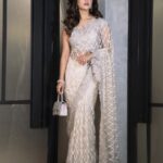 Nusraat Faria Instagram - When you are quiet in the chaos.. ❤️ Makeover @galamakeover_by_navinahmed by @navinahmed_official Wearing @nabila.boutiques by @drnabilanabi Captured @syedshahewar.hussain.7