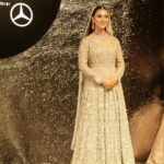 Nusraat Faria Instagram - Today at BWCW.. Wearing @saharrahman_couture by @saharrahmanofficial @amanarahmanofficial Makeover @zahidkhanbridalmakeover Le Meridian